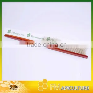 3 Rows Bee Brush Bristle Wood Handel; Hotsale Bee Brusher , thumbnail-5