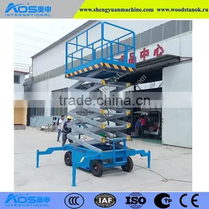 Chinese New Type Electric Mini Scissor Lift With Different Models thumbnail-1
