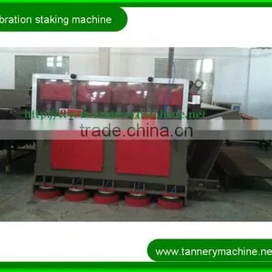 China Cheaper 1600 to 3200mm Leather Vibration Staking Machine for Tannery thumbnail-1
