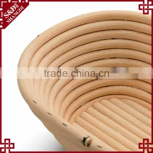 Round Shape Rattan Cane Bread Proofing Banneton Basket thumbnail-3