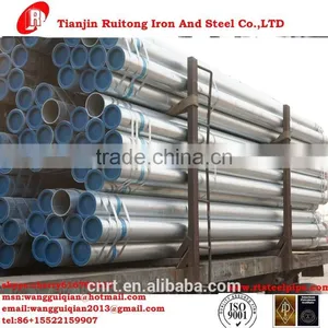 China Supplier Astm A500 2 Inch Galvanized Steel Pipe With Plastic Cap thumbnail-1