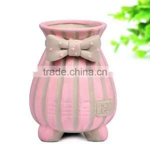 Indoor Decor Small Hand-painted Ceramic Flower Pots for Succulent Plants thumbnail-4