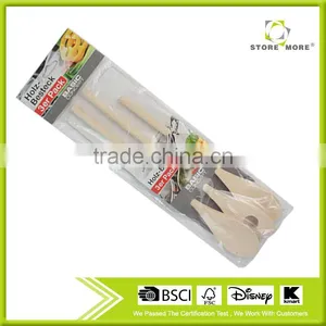 Wooden Spoon Set - 3 Spatula 12 Inch Cooking Utensils- Wood Kitchen Tools Best for Nonstick Pans and Cookware thumbnail-1