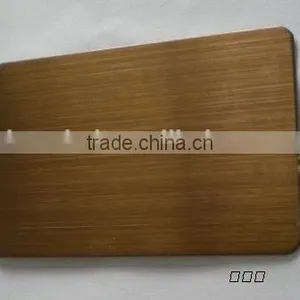 4x8 Color Coated Hairline Stainless Steel 2MM Copper Clad Laminated Sheet thumbnail-4