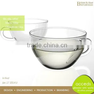 Fancy Pyrex Glass 180ml Coffee Cup thumbnail-1