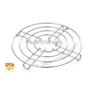 Deluxe Chrome Steel Fruit Vegetable Kitchen Food Storage Basket thumbnail-1