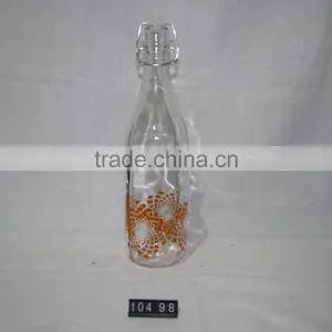 1000ml Color Printing Glass Beverage Dispenser With Stand in Various Sizes thumbnail-4