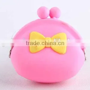 Silicone Purse With 3D Butterfly Knot/ Coin Purse thumbnail-3
