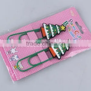 2PC Silicone Christmas Snowman/Christmas Tree Design Super Paper Clip thumbnail-1
