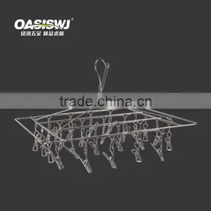Stainless Steel Foldable Wire Clothes Hanger thumbnail-2