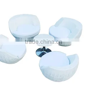 Rattan Coffee Table and Chairs thumbnail-4