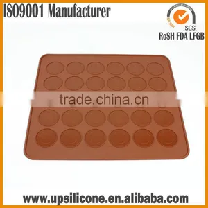 Practical 30-cavity Oven Baking Pastry Mould Silicone Macaron Sheet Mat thumbnail-1