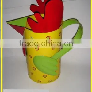 New Product China Supplier Party Decor Wholesale Easter Basket Decoration Metal Flower Pot thumbnail-2