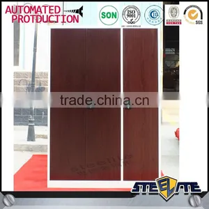 Fancy Design 3 Door Designer Almirah Wardrobe / Designer Wooden Almari thumbnail-1