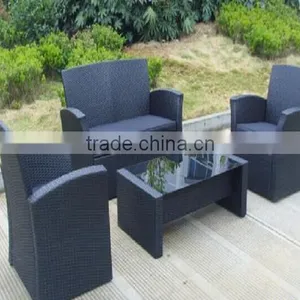 KD 4PCS Rattan Sofa Furniture Ourdoor Wicker Sofa thumbnail-1