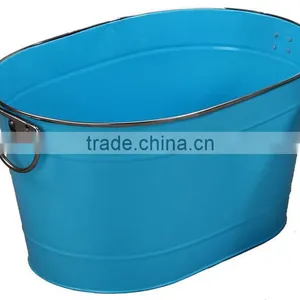 High Quality Metal Ice Bucket Party Tub Powder Coated thumbnail-1