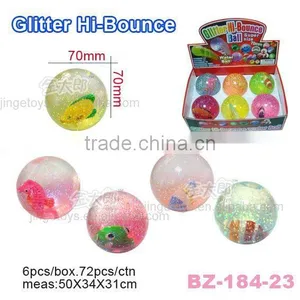 Sell 70MM Flashing Glitter Bounce Crystal Ball With Floating Ocean Animal thumbnail-1