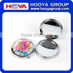 Promotional Round Cosmetic Mirror in Pocket Bag Mirror thumbnail-1