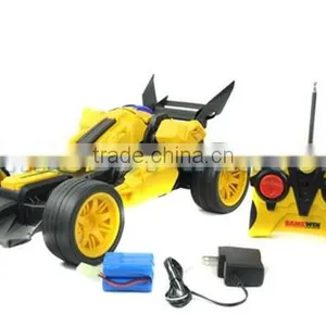 Hot Product 4 Function RC Robot Car, Changing rc Robot Toy Car thumbnail-1