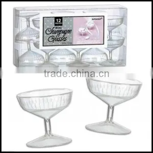 Classic Barware Clear Mini Plastic Wedding Party Champagne Cups Plastic Glasses,custom Plastic Party Cups China Suppliers thumbnail-1