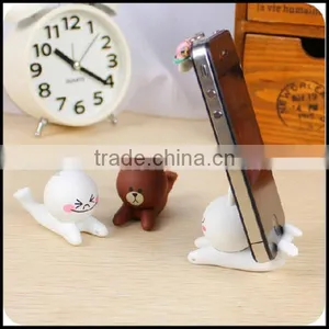 China Supplier Cell Phone Holder Pony ABS Plastic Cell Phone Holder for Sale/OEM Plastic Stand Mobile Phone Desk Stand Holder thumbnail-1