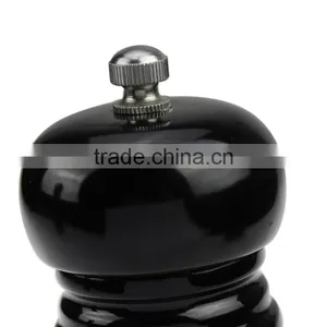 Manual Black Wooden Pepper Grinder, Salt and Pepper Grinder Set, Pepper Mill thumbnail-2