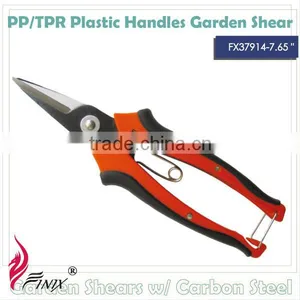 7.65" PP/TPR Plastic Handles Garden Shear thumbnail-1
