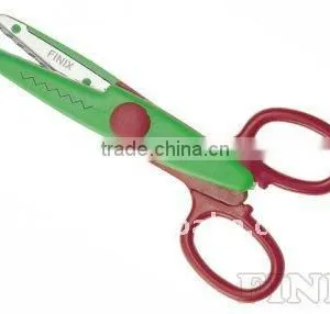 Safety Double-Colored Plastic Grip Craft Scissors thumbnail-1
