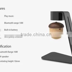 2017 Cheap Newest Mini Pine Cone Levitation Floating Bluetooth Speaker thumbnail-2