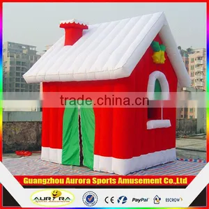 2016 Best Popular Inflatable Christmas Santas House With Factory Lower Price thumbnail-4