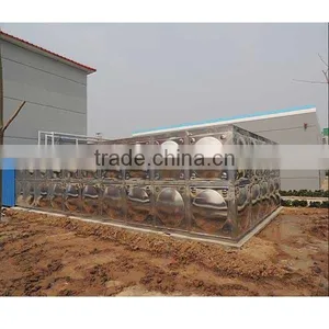 Water Supply Assembled Combined Stainless Steel Water Tank thumbnail-1