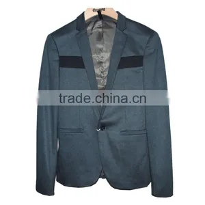GZY Trendy Cheap Business Slim Fit Men Suit for Black thumbnail-1