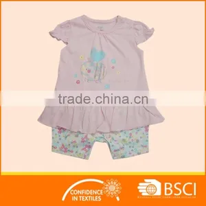 New Baby Clothes Pink Soft Cotton Body Suit Kids Romper thumbnail-1