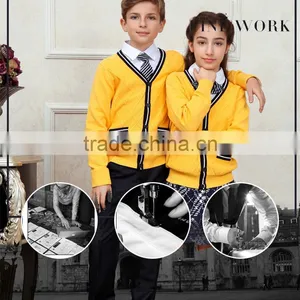 Cheap Price Pure Color Knitted School Uniform Manufacturers thumbnail-2