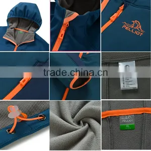 2017 Latest Design Winter Clothing Mens Outdoor Jacket Soft Shell Jacket thumbnail-6