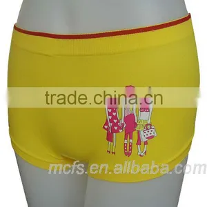 Funny Printing Boxer Women Underwear Sexy Seamless Ladie's Boxer Shorts Underwear thumbnail-2