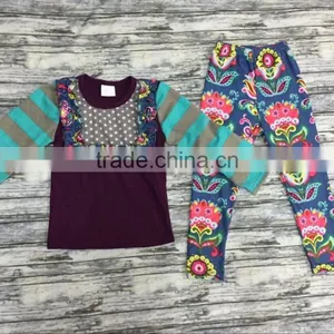 BY-G199 Hot Selling Children Boutique Clothing Wholesale Baby Clothes Sets Kids Clothing thumbnail-1
