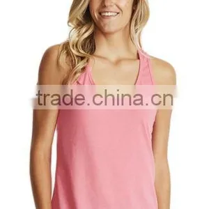 Next Level Apparel Women's Gathered Racerback Tank Top - 60% Combed Ring-spun, 40% Polyester Jersey and Comes With Your Logo thumbnail-2