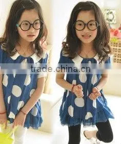 Baby Girl's Dot Style Chiffon Dress thumbnail-1