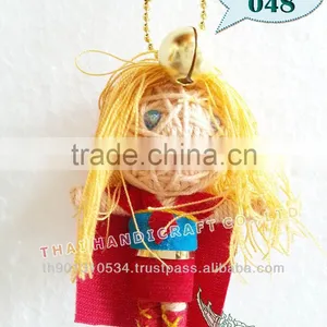 Handmade Keychains Keyrings Voodoo Doll String Accessories Bag Gifts thumbnail-1