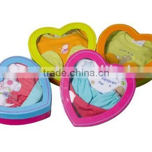 Heart Shape Box 2pcs/baby Garment/baby Clothing thumbnail-1