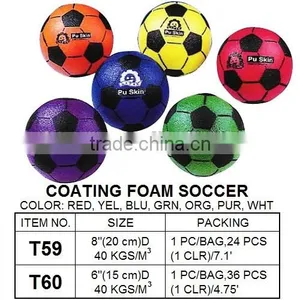 Soft Touch Soccer Ball, Seamless Foam Football thumbnail-1