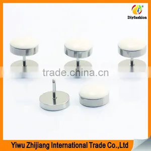 Custom New Products 2016 Stainless Steel Fake Tunnel Ear Plugs Body Jewelry Pierceing In China thumbnail-2