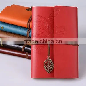 Wholesale Customized Retro Vintage Leather String PU Leather Journal Diary Journey Notebook thumbnail-4