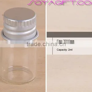 16mm Clear Glass Wishing Bottle With Cork Stopper and Test Tube for Lab thumbnail-6