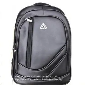 Business PU Leather Backpack, Travel Bag 15.6-Inch Laptop Computer Notebook,for College Travel thumbnail-2