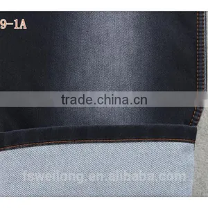 X0039-1A Cotton/polyester/spandex Sulfur Black Double Layer Soft Stretch Fabric thumbnail-2