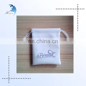 Wholesale High Quality Custom Logo Design Cotton Cord Jewelry Pouch thumbnail-3