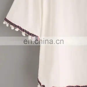 Lastest Clothing Short Sleeve O-neck Crop Top for Women CK013 thumbnail-2