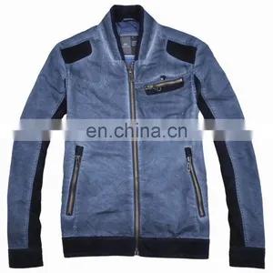 2017 Latest Design Mens Handsome pu Leather Gueqi Motrocycle Jacket thumbnail-1